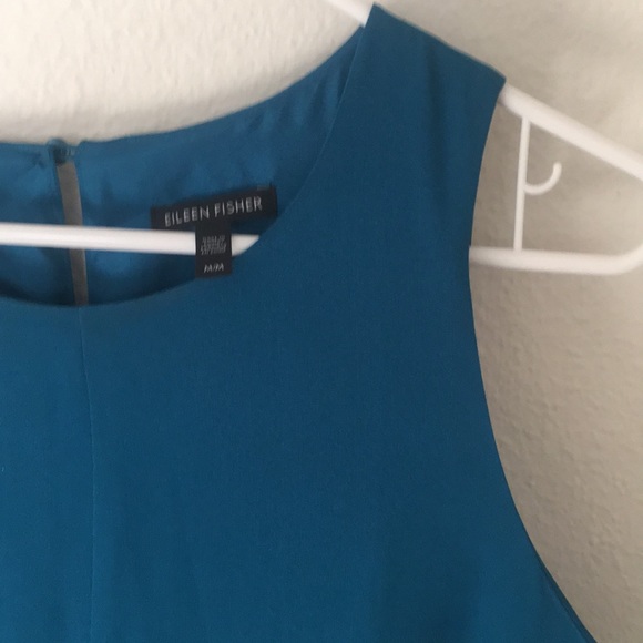NWOT EILEEN FISHER 100% silk dress - Picture 2 of 5